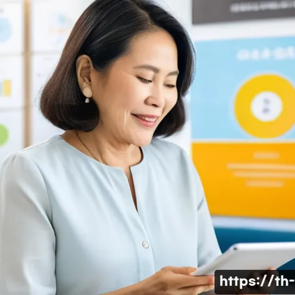 언어 치료에 대한 최신 연구 - A modern speech therapy session in a bright Thai clinic, featuring a middle-aged Thai woman wearing ...